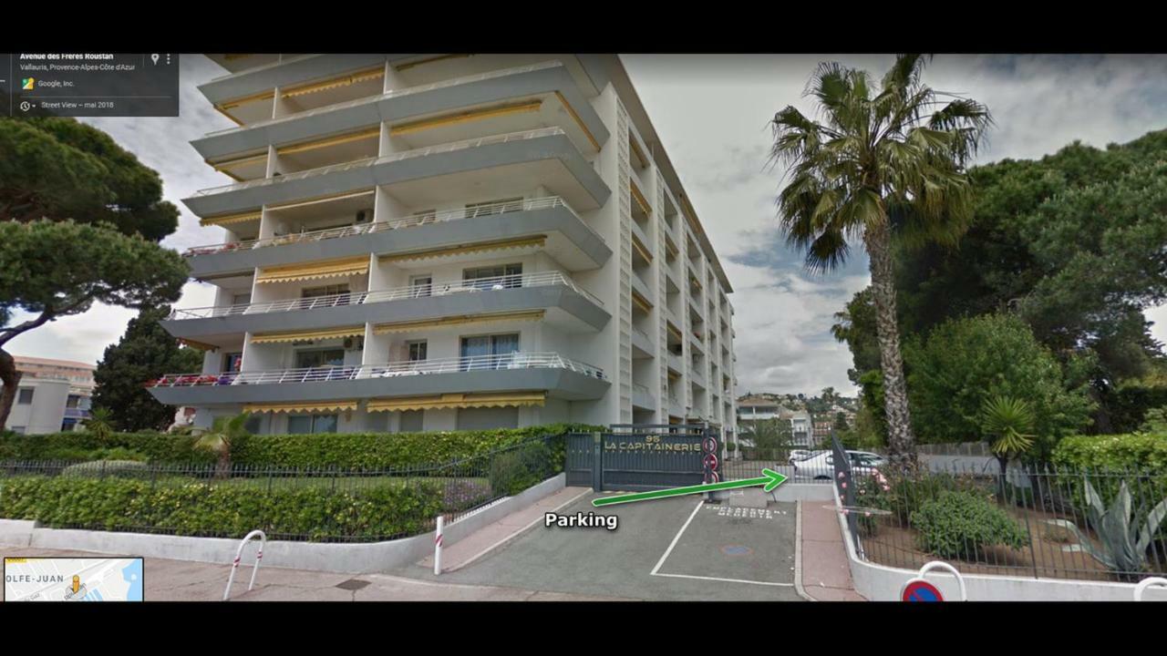Grand Studio neuf face port et plage, parking privé Golfe-Juan Eksteriør billede